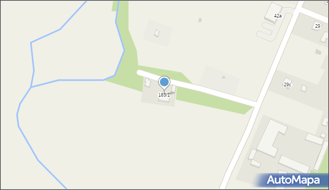 Łazy, Łazy, 183/1, mapa Łazy