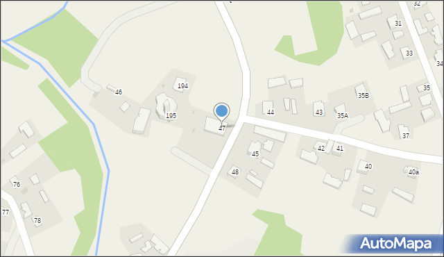 Łazy, Łazy, 47, mapa Łazy
