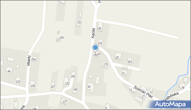 Łazy, Łazy, 101, mapa Łazy