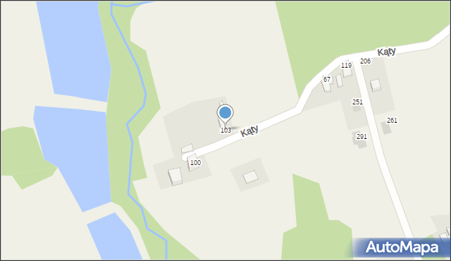 Łazy, Łazy, 103, mapa Łazy