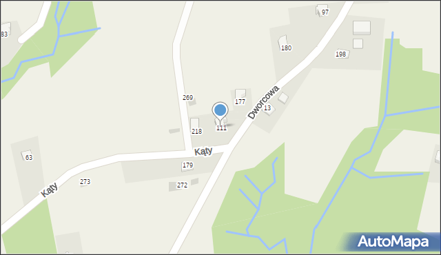 Łazy, Łazy, 111, mapa Łazy