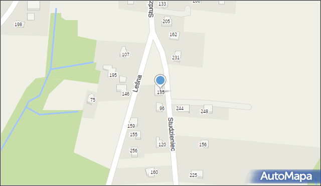 Łazy, Łazy, 135, mapa Łazy