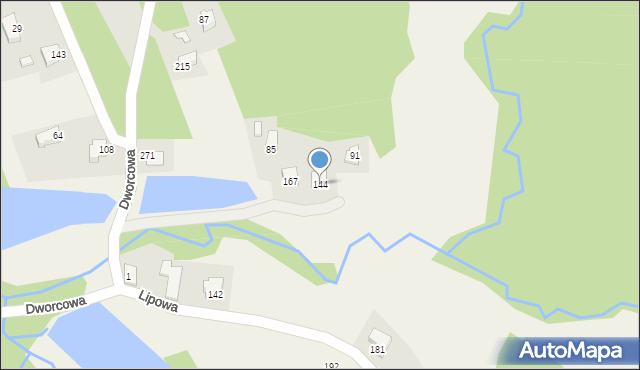 Łazy, Łazy, 144, mapa Łazy