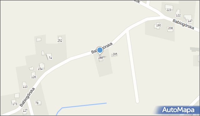 Łazy, Łazy, 166, mapa Łazy