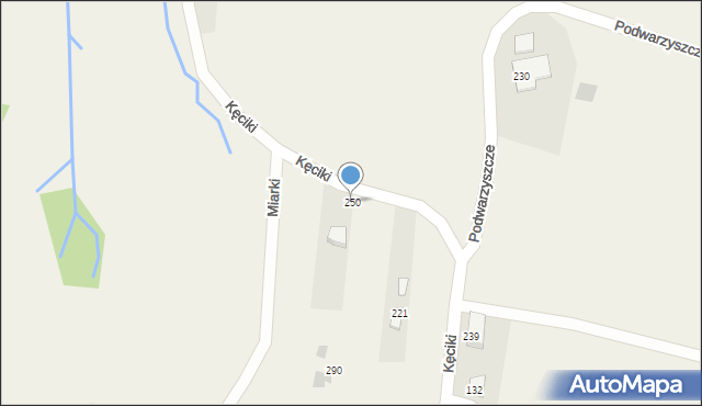 Łazy, Łazy, 250, mapa Łazy