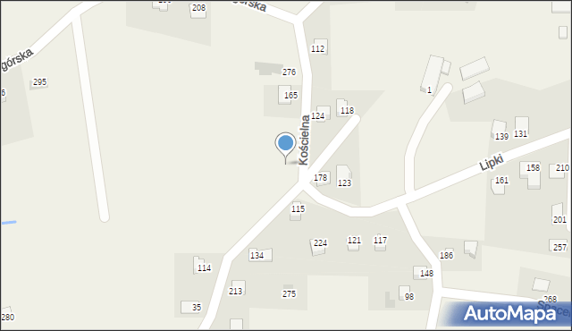 Łazy, Łazy, 297, mapa Łazy