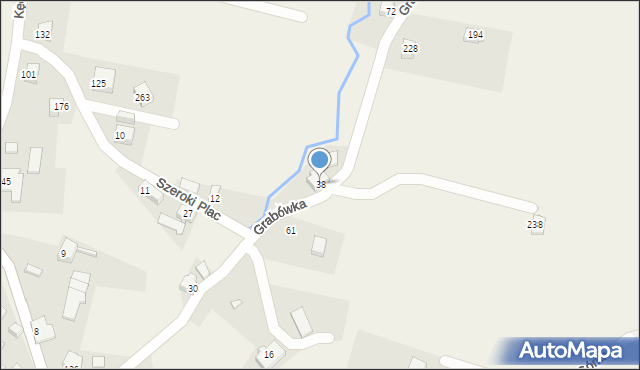 Łazy, Łazy, 38, mapa Łazy