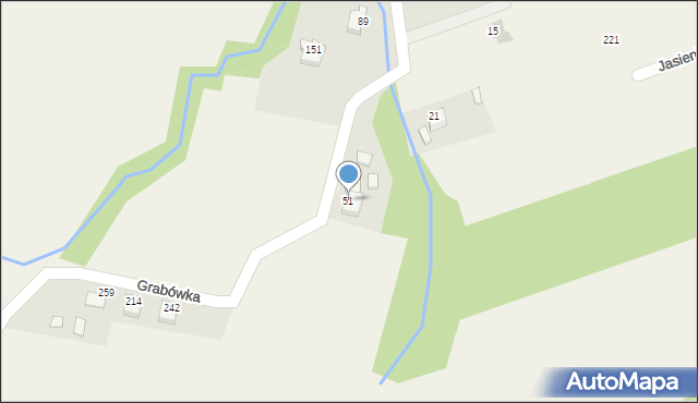 Łazy, Łazy, 51, mapa Łazy