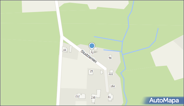 Łazy, Łazy, 71, mapa Łazy