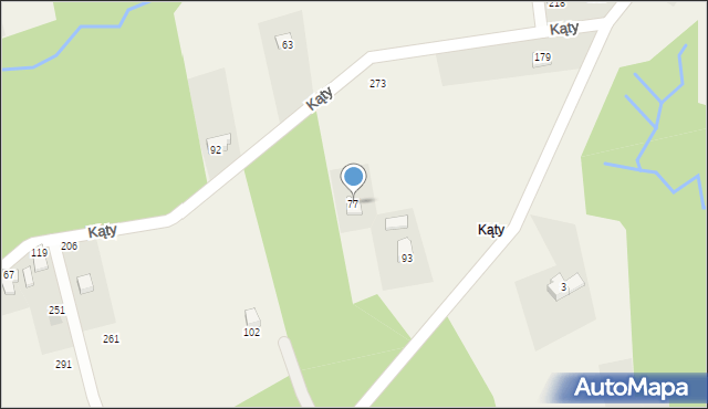 Łazy, Łazy, 77, mapa Łazy