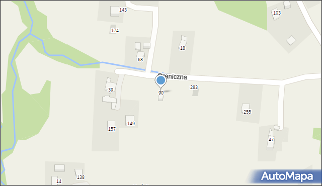 Łazy, Łazy, 90, mapa Łazy