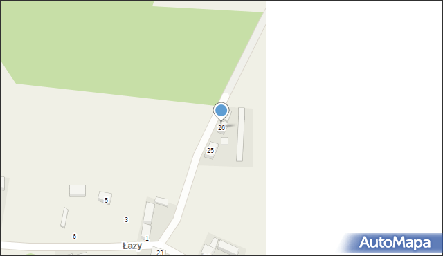 Łazy, Łazy, 26, mapa Łazy