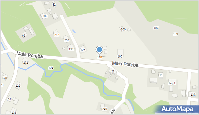 Łazy Biegonickie, Łazy Biegonickie, 118, mapa Łazy Biegonickie