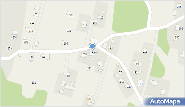 Łazy Biegonickie, Łazy Biegonickie, 154, mapa Łazy Biegonickie