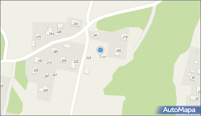 Łazy Biegonickie, Łazy Biegonickie, 327, mapa Łazy Biegonickie