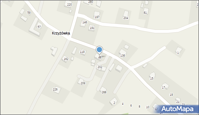 Łazy Biegonickie, Łazy Biegonickie, 48, mapa Łazy Biegonickie