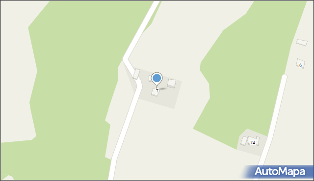 Łazy Biegonickie, Łazy Biegonickie, 7, mapa Łazy Biegonickie