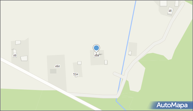 Łazy-Dąbrowa, Łazy-Dąbrowa, 49a, mapa Łazy-Dąbrowa