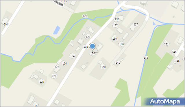 Łazy Dębowieckie, Łazy Dębowieckie, 136, mapa Łazy Dębowieckie