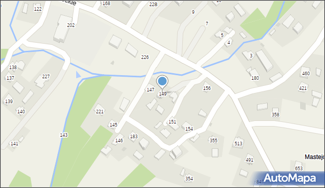 Łazy Dębowieckie, Łazy Dębowieckie, 149, mapa Łazy Dębowieckie