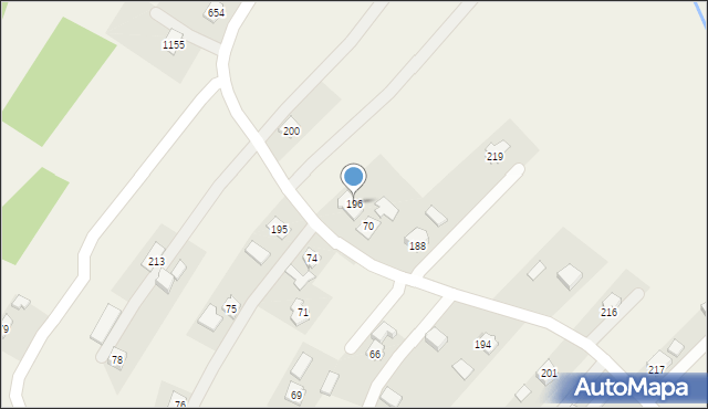 Łazy Dębowieckie, Łazy Dębowieckie, 196, mapa Łazy Dębowieckie