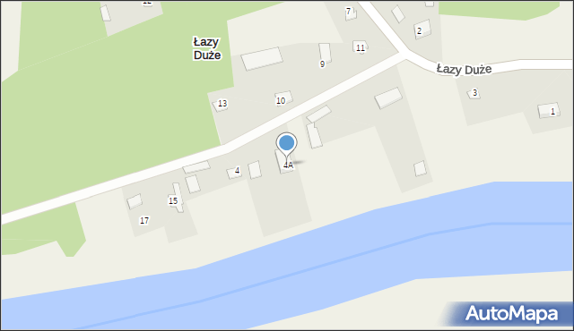 Łazy Duże, Łazy Duże, 4A, mapa Łazy Duże