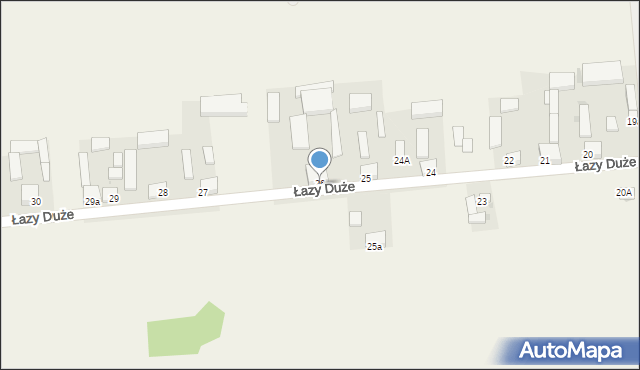 Łazy Duże, Łazy Duże, 26, mapa Łazy Duże