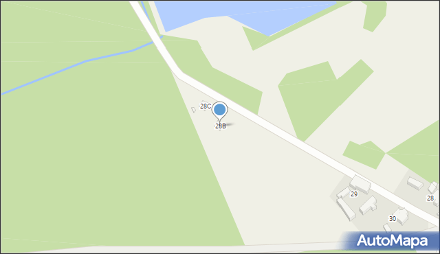 Łazy Małe, Łazy Małe, 28B, mapa Łazy Małe