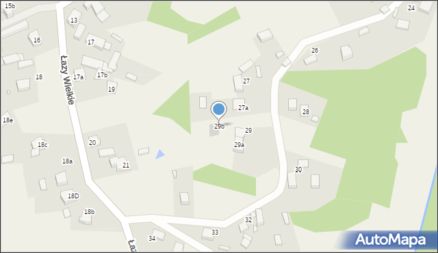 Łazy Wielkie, Łazy Wielkie, 29b, mapa Łazy Wielkie