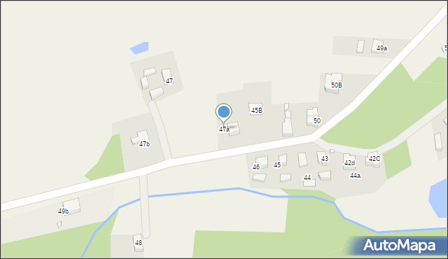 Łazy Wielkie, Łazy Wielkie, 47a, mapa Łazy Wielkie