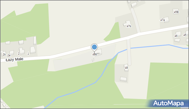 Łazy Wielkie, Łazy Wielkie, 49b, mapa Łazy Wielkie