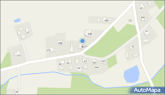 Łazy Wielkie, Łazy Wielkie, 50, mapa Łazy Wielkie
