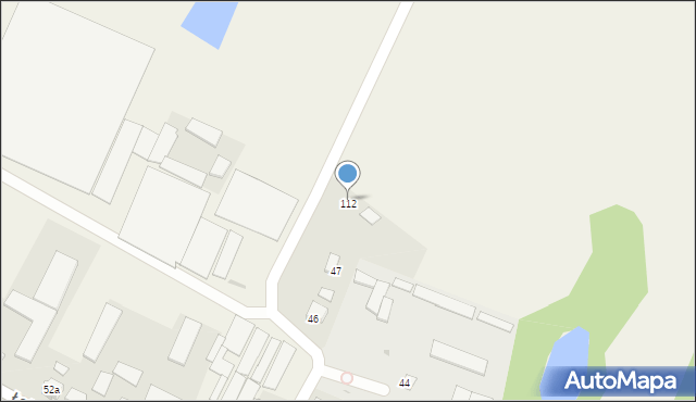 Łążyn, Łążyn, 112, mapa Łążyn