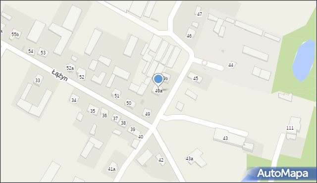 Łążyn, Łążyn, 49a, mapa Łążyn