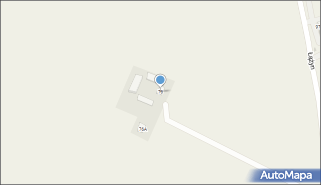 Łążyn, Łążyn, 76, mapa Łążyn