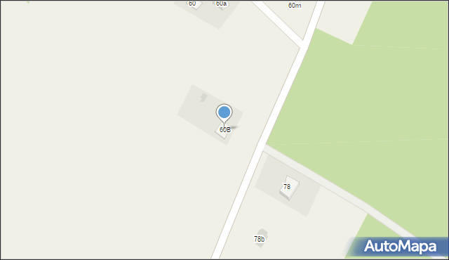 Łążyn, Łążyn, 60B, mapa Łążyn