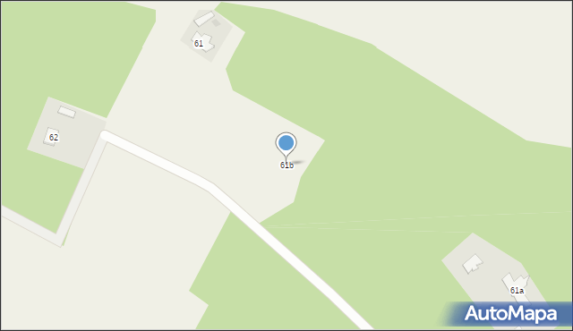 Łążyn, Łążyn, 61b, mapa Łążyn