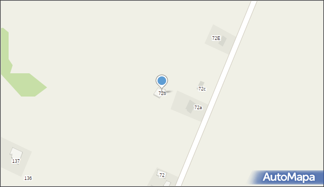 Łążyn, Łążyn, 72b, mapa Łążyn