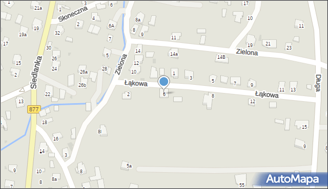 Leżajsk, Łąkowa, 6, mapa Leżajsk