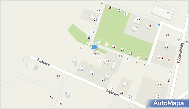 Liniewo, Łąkowa, 19, mapa Liniewo