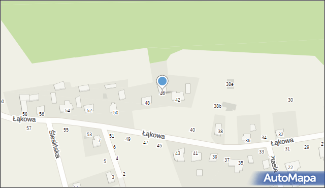 Łochowice, Łąkowa, 46, mapa Łochowice