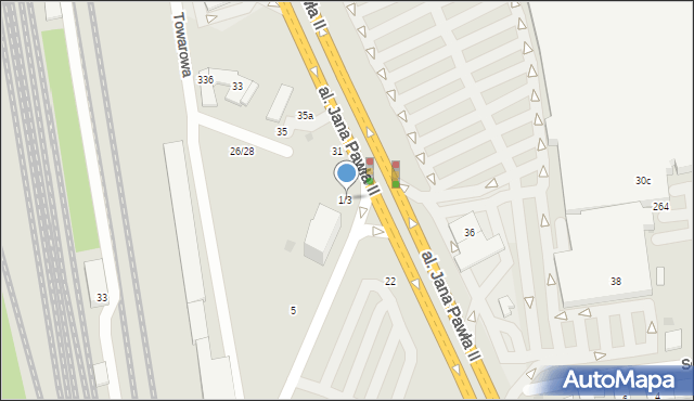 Łódź, Łaska, 1/3, mapa Łodzi