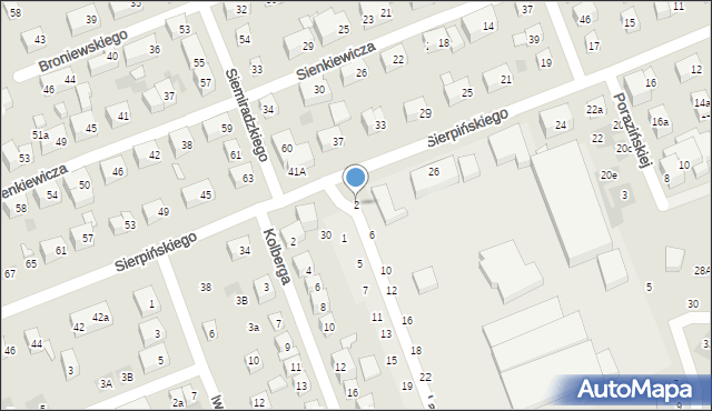 Lublin, Langfus Anny, 2, mapa Lublina