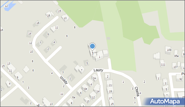 Lublin, Laury, 3, mapa Lublina