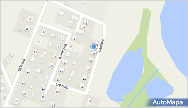 Mąkolno, Łąkowa, 6, mapa Mąkolno