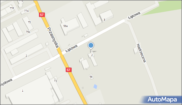 Maków Mazowiecki, Łąkowa, 6, mapa Maków Mazowiecki