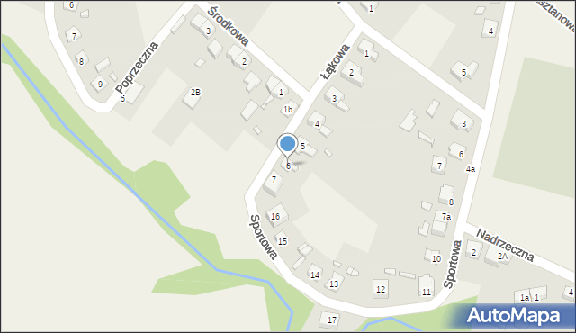 Marianowo, Łąkowa, 6, mapa Marianowo