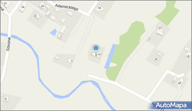 Marklowice Górne, Łąkowa, 6, mapa Marklowice Górne