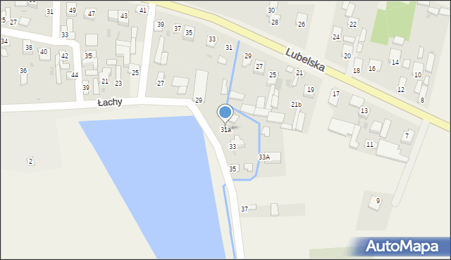 Markuszów, Łachy, 31a, mapa Markuszów