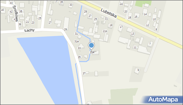 Markuszów, Łachy, 33A, mapa Markuszów